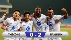 Kết quả Thể Công Viettel 0-2 Nam Định: Củng cố ngôi đầu bảng