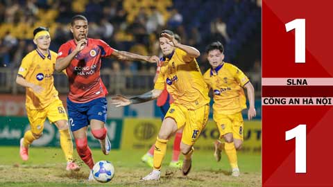 VIDEO bàn thắng SLNA vs Công an Hà Nội: 1-1 (Vòng 15 V.League 2024/25)