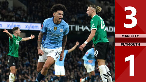 VIDEO bàn thắng Man City vs Plymouth: 3-1 (Vòng 5 FA Cup 2024/25)