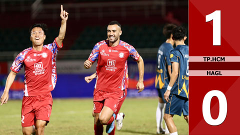 VIDEO bàn thắng TP.HCM vs HAGL: 1-0 (Vòng 15 V.League 2024/25)