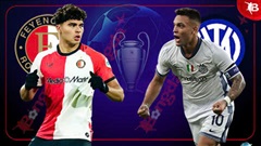 Nhận định bóng đá Feyenoord vs Inter Milan, 00h45 ngày 6/3: Không có quà ra mắt cho Van Persie!