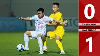 VIDEO bàn thắng Thanh Hóa vs Hải Phòng: 0-1 (Vòng 1/8 Cúp QG 2024/25)