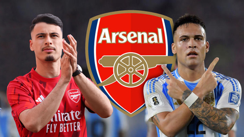 Arsenal bán Gabriel Martinelli cho Barca, dồn tiền mua Lautaro Martinez