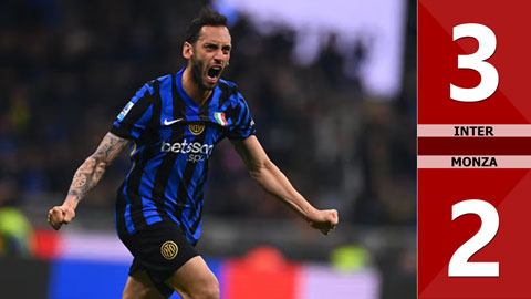 VIDEO bàn thắng Inter vs Monza: 3-2 (Vòng 28 Serie A 2024/25)