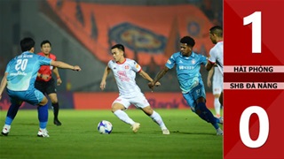 VIDEO bàn thắng Hải Phòng vs SHB. Đà Nẵng: 1-0 (Vòng 16 V.League 2024/25)