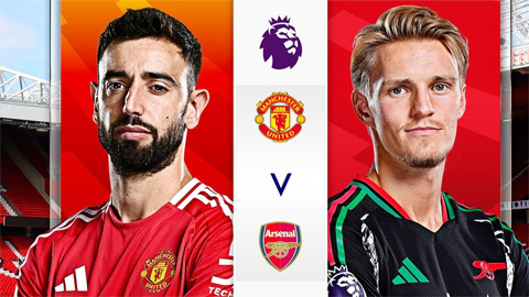 Trực tiếp MU vs Arsenal: Hojlund ngồi dự bị