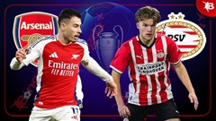 Nhận định bóng đá Arsenal vs PSV, 03h00 ngày 13/3: Thắng nhẹ giữ sức chờ Chelsea