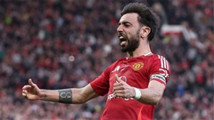 Bruno Fernandes ngồi cùng mâm với Mohamed Salah & Erling Haaland