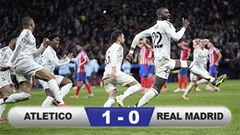 Kết quả Atletico 1-0 Real (pen 2-4): Los Blancos vào tứ kết