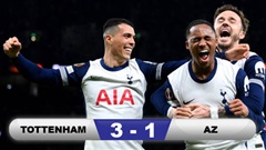 Kết quả Tottenham 3-1 AZ (chung cuộc 3-2): Tottenham vào tứ kết Europa League