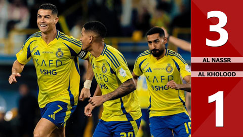 VIDEO bàn thắng Al Nassr vs Al-Kholood: 3-1 (Vòng 25 Saudi Pro League 2024/25)