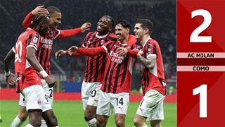 VIDEO bàn thắng AC Milan vs Como: 2-1 (Vòng 29 Serie A 2024/25)