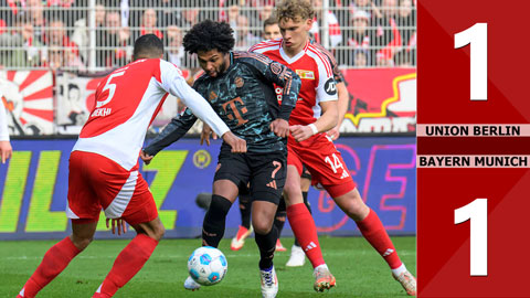 VIDEO bàn thắng Union Berlin vs Bayern Munich: 1-1 (Vòng 26 Bundesliga 2024/25)