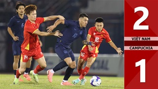 VIDEO bàn thắng Việt Nam vs Campuchia: 2-1