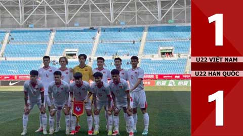 VIDEO bàn thắng U22 Việt Nam vs U22 Hàn Quốc: 1-1 (Giao hữu CFA Team China 2025)