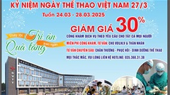 Bệnh viện Thể thao Việt Nam giảm 30% phí khám