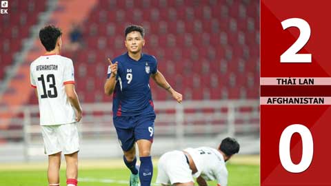 VIDEO bàn thắng Thái Lan vs Afghanistan: 2-0