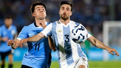 Trực tiếp Uruguay 0-0 Argentina: Albiceleste dần chiếm lại thế trận