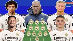 Zidane sắp dẫn dắt Real Madrid lần thứ 3, mang về 4 'bom tấn' xây đội hình siêu đẳng