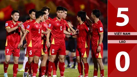 VIDEO bàn thắng Việt Nam vs Lào: 5-0