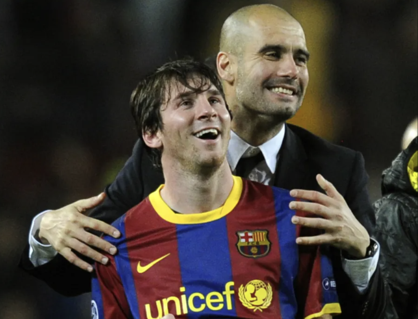 Guardiola đã may mắn có một đội hình gồm Carles Puyol, Xavi, Andres Iniesta và Lionel Messi