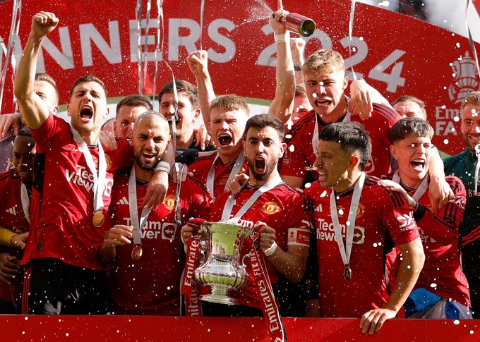 Chức vô địch Cúp FA mùa 2023/24 là danh hiệu gần đây nhất của MU