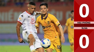 VIDEO bàn thắng Hải Phòng vs SLNA: 0-0