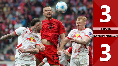 VIDEO bàn thắng Leipzig vs Bayern Munich: 3-3 (Vòng 32 Bundesliga 2024/25)