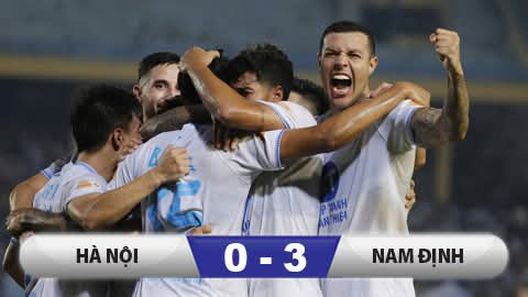 Kết quả Hà Nội 0-3 Nam Định: Rộng cửa vô địch V.League