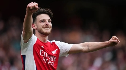 Declan Rice lợi hại gấp bội khi có Thomas Partey