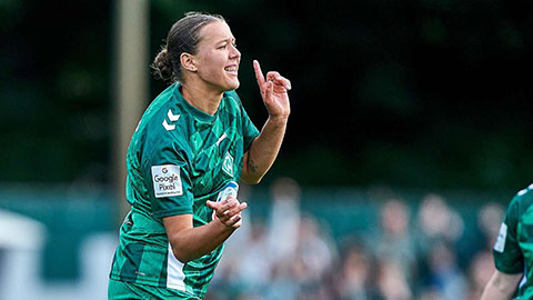 Nữ tiền đạo Werder Bremen cao gần 1m80, ghi bàn cực khủng thử thách ĐT nữ Việt Nam?