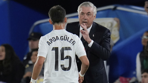 Ancelotti mất việc một phần vì Arda Guler