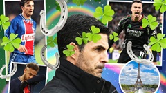 4 điềm báo may mắn mang lại hy vọng cho Arsenal trước màn tái đấu PSG
