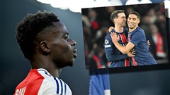 Chấm điểm cầu thủ PSG 2-1 Arsenal (chung cuộc 3-1): Saka vẫn kém 2 cầu thủ PSG