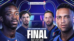 Lịch thi đấu chung kết Champions League 2024/25