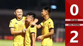VIDEO bàn thắng TP.HCM vs Hải Phòng: 0-2