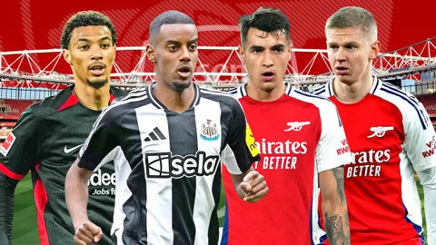 Arsenal hè 2025: Chi 150 triệu bảng cho tân binh, chia tay 7 cầu thủ