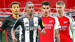 Arsenal hè 2025: Chi 150 triệu bảng cho tân binh, chia tay 7 cầu thủ