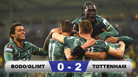 Kết quả Bodo/Glimt 0-2 Tottenham (chung cuộc 1-5): Tottenham vào chung kết Europa League