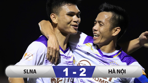 Kết quả SLNA 1-2 Hà Nội: Nghẹt thở đến phút cuối cùng