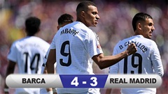 Kết quả Barca 4-3 Real Madrid: Barca tiến sát chức vô địch