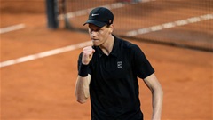 Jannik Sinner thắng dễ ở Rome Masters 2025 sau 3 tháng bị treo vợt