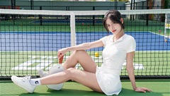 Hot girl siêu vòng 3 Kiên Thúy Vi: Vẻ đẹp bốc lửa trên sân Pickleball 
