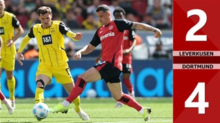 VIDEO bàn thắng Leverkusen vs Dortmund: 2-4