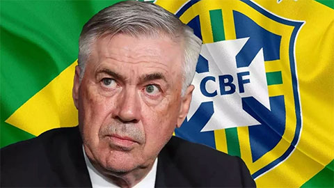Ancelotti là HLV nước ngoài đầu tiên dẫn dắt ĐT Brazil 