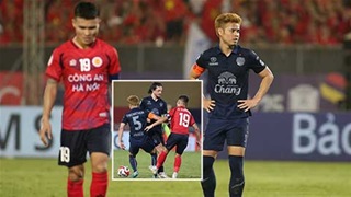 VIDEO kịch tính khi Quang Hải "ăn miếng trả miếng" với Theerathon Bunmathan