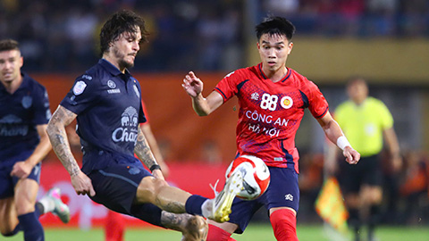 Trực tiếp chung kết Công an Hà Nội 2-2 Buriram: Đại diện Thái Lan gỡ hoà may mắn 