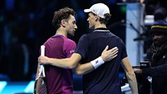 Jannik Sinner hủy diệt Casper Ruud 12-1, thảnh thơi vào bán kết Rome Masters