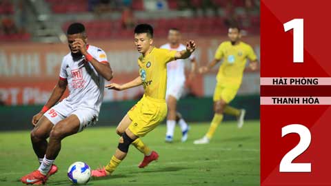 VIDEO bàn thắng Hải Phòng vs Thanh Hóa: 2-1 (Vòng 23 V.League 202425)