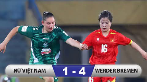 Kết quả ĐT nữ Việt Nam 1-4 Werder Bremen: Thêm bài học cho ĐT nữ Việt Nam
